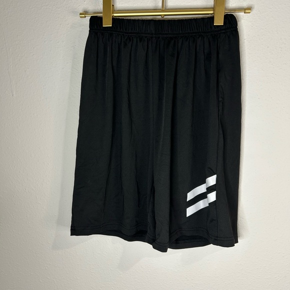 SHEIN Boys Athletic Shorts Size 11 Youth Black Elastic Waist Activewear - Picture 2 of 4